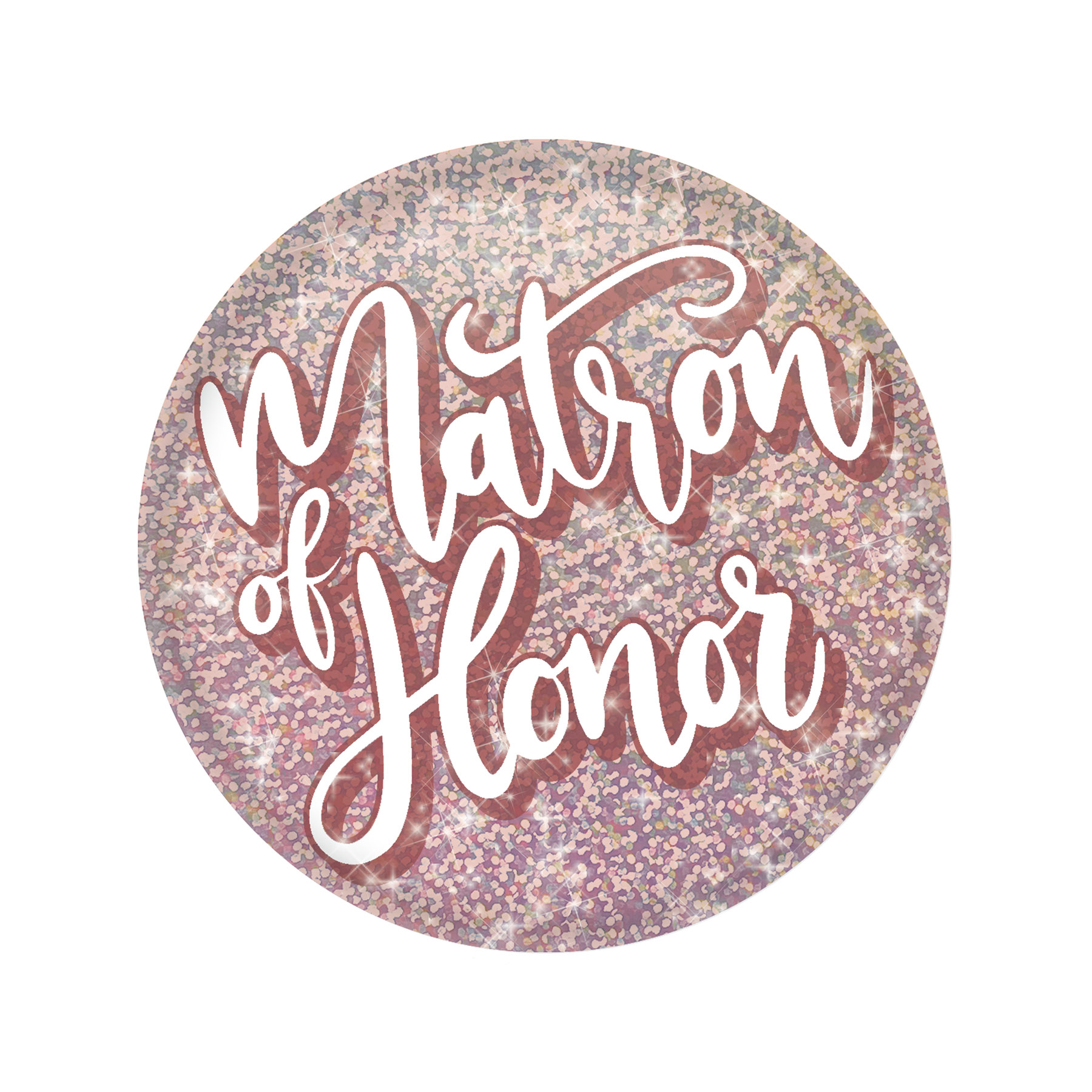 Matron of Honor Button