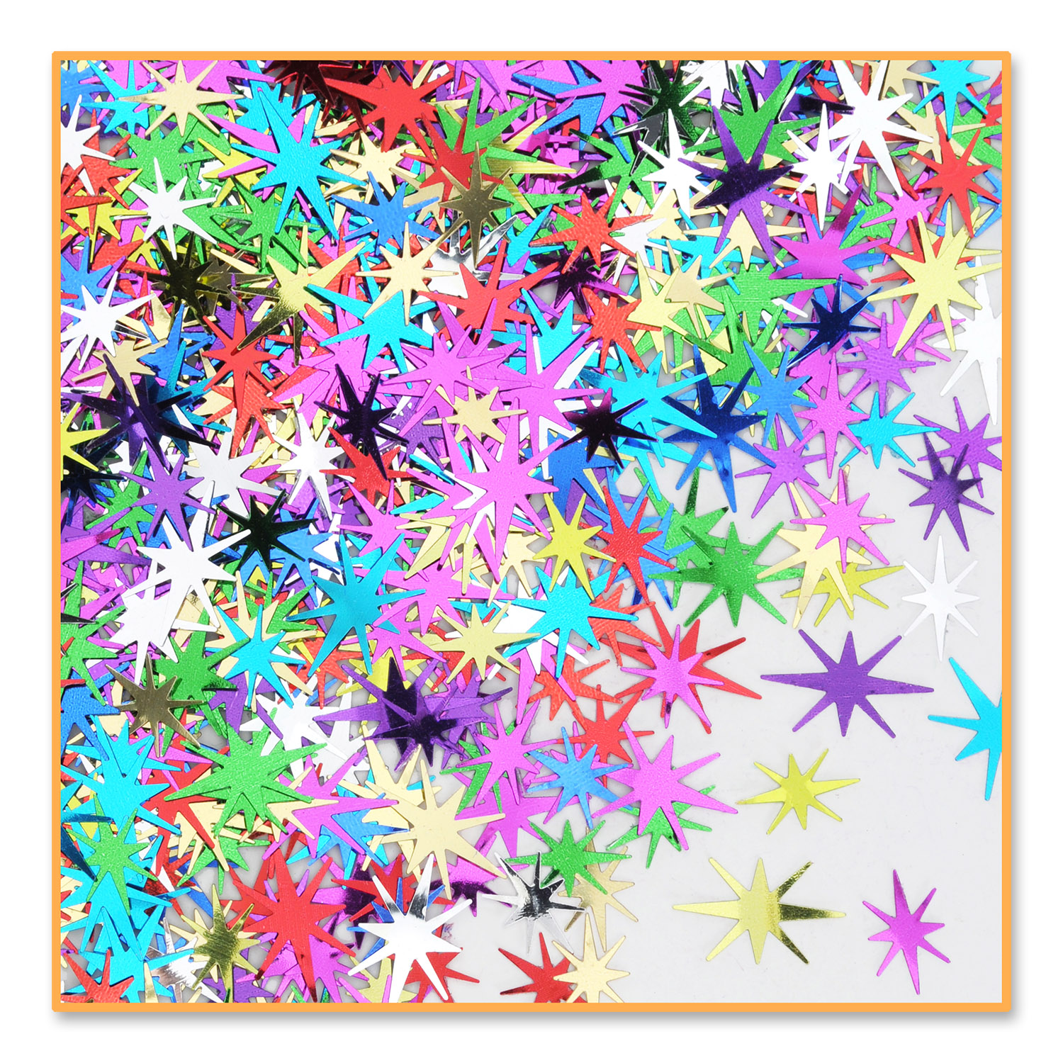 Multi-Color Starbursts Confetti