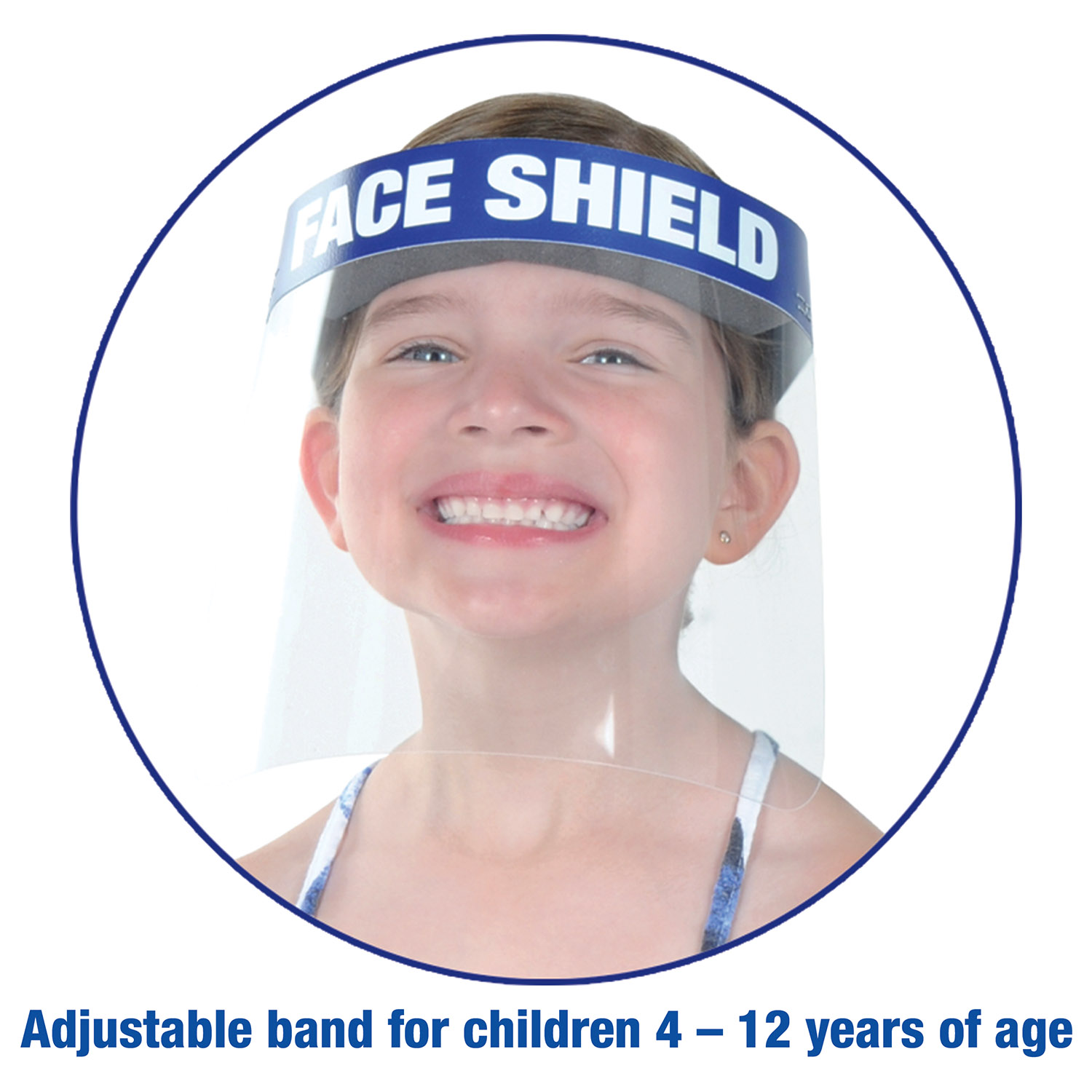 Deluxe Child's Face Shield - Stitched