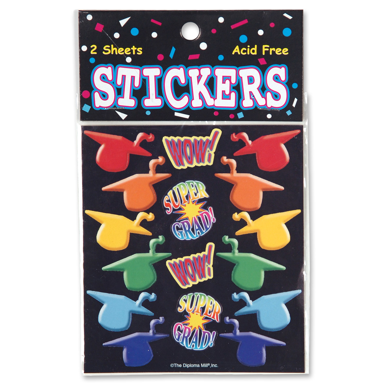 Super Grad Graduation STICKERS