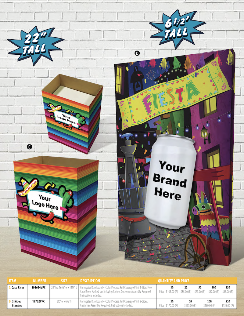 Custom Cardboard Point of Purchase Displays